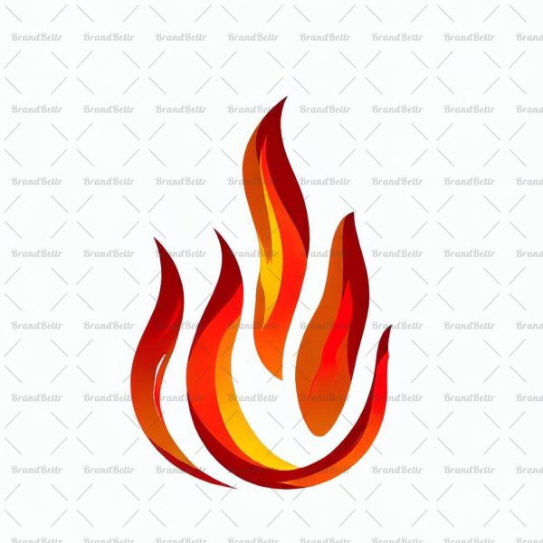 Abstrakte Feuerflammen